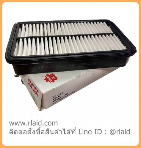 กรองอากาศ Toyota อแวนซ่า 1300 ยี่ห้อ Sakura ซากุระ (A-1125)